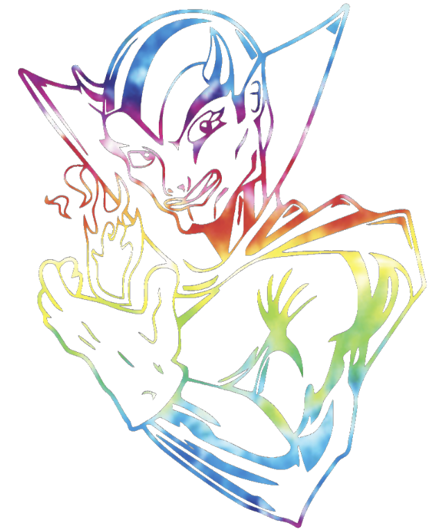 Mississippi Valley State Delta Devils Mascot Logo Crucial Catch Cancer Tie Dye Vinyl Decal PICK SIZE