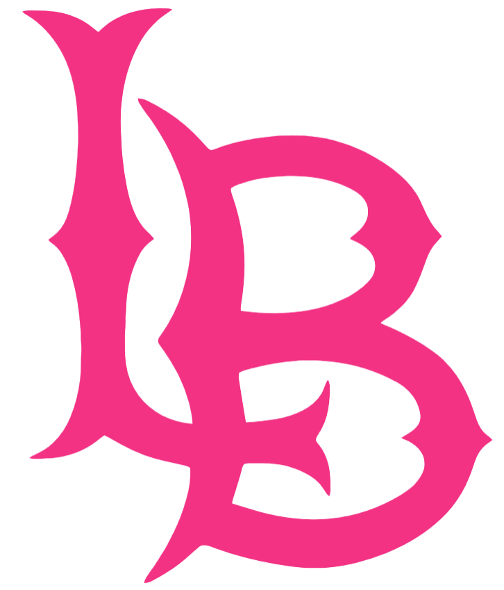 Long Beach State 49ers HOT PINK Team Logo Premium DieCut Vinyl Decal PICK SIZE