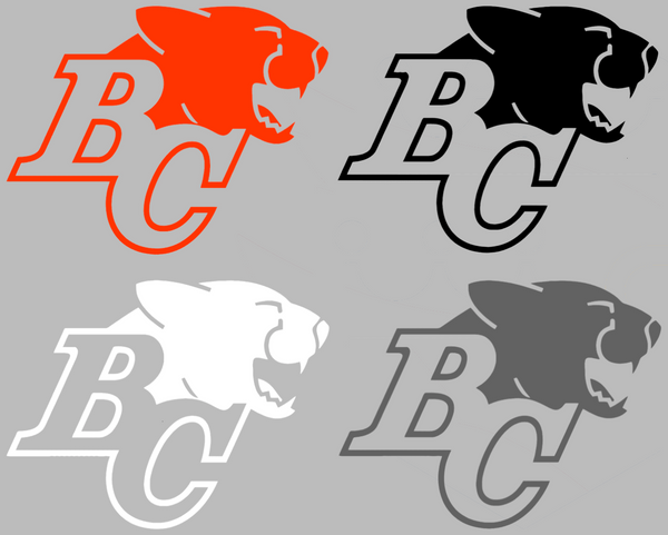BC Lions Team Logo Premium DieCut Vinyl Decal PICK COLOR & SIZE