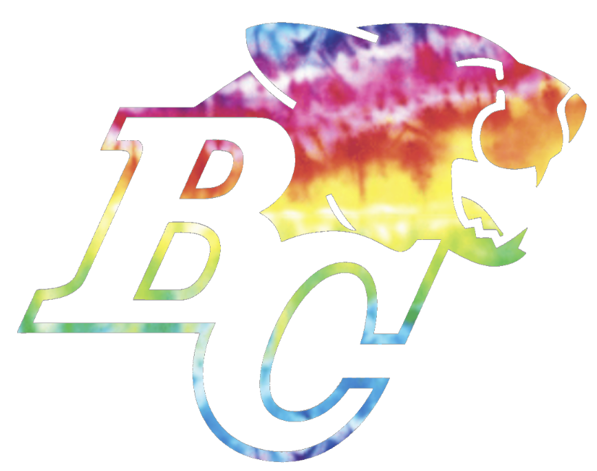 BC Lions Team Logo Crucial Catch Cancer Tie Dye Vinyl Decal PICK SIZE