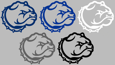 Drake Bulldogs Alternate Mascot Logo Premium DieCut Vinyl Decal PICK COLOR & SIZE