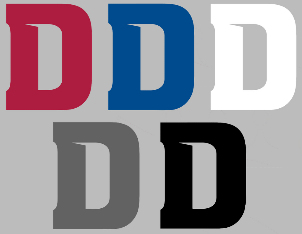 Detroit Mercy Titans D Logo Premium DieCut Vinyl Decal PICK COLOR & SIZE