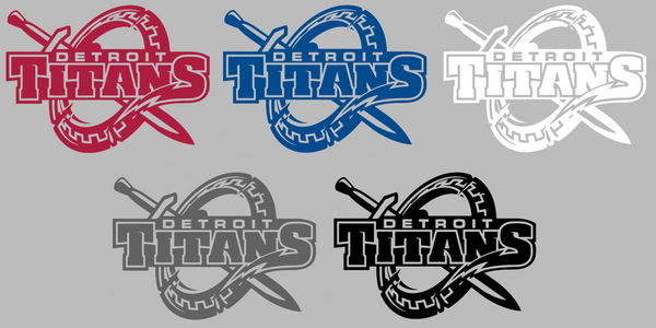 Detroit Mercy Titans Team Logo Premium DieCut Vinyl Decal PICK COLOR & SIZE