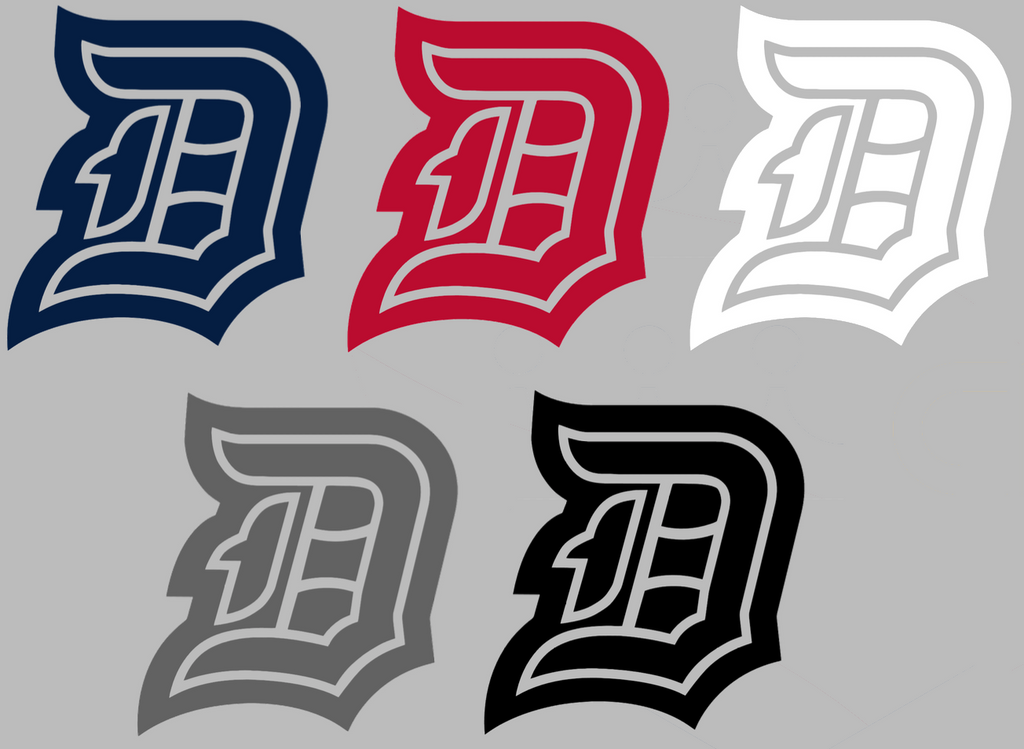 Duquesne Dukes Retro Throwback Logo Premium DieCut Vinyl Decal PICK COLOR & SIZE