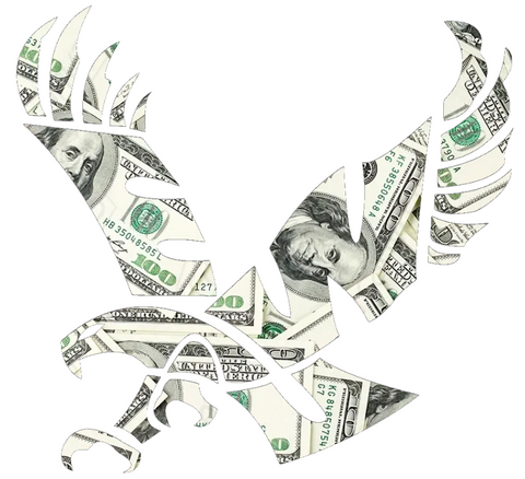 Eastern Washington Eagles Team Logo Money Print Premium DieCut Vinyl Decal PICK SIZE