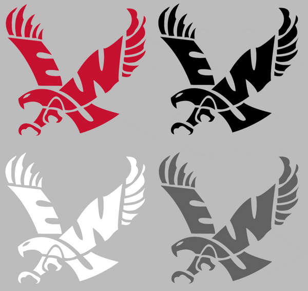 Eastern Washington Eagles Team Logo Premium DieCut Vinyl Decal PICK COLOR & SIZE