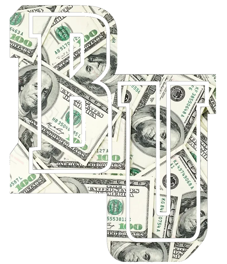 Belmont Bruins BU Logo Money Print Premium DieCut Vinyl Decal PICK SIZE