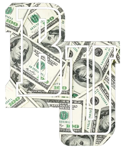 Belmont Bruins BU Logo Money Print Premium DieCut Vinyl Decal PICK SIZE