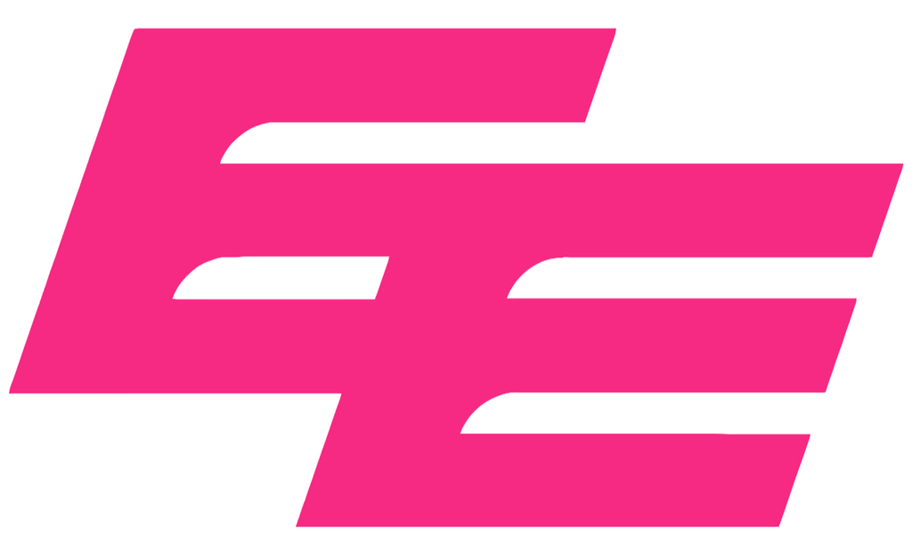 Edmonton Elks HOT PINK EE Logo Premium DieCut Vinyl Decal PICK SIZE