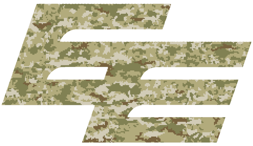 Edmonton Elks EE Logo Salute to Service Camouflage Camo Vinyl Decal PICK SIZE