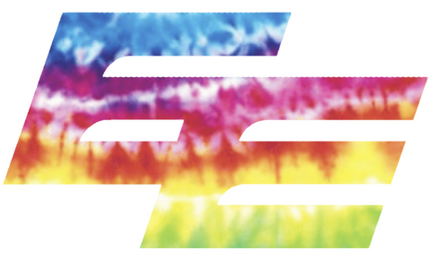 Edmonton Elks EE Logo Crucial Catch Cancer Tie Dye Vinyl Decal PICK SIZE