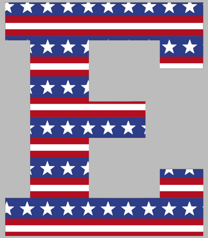 Eastern Michigan Eagles Team Logo Stars & Stripes USA American Flag Vinyl Decal PICK SIZE