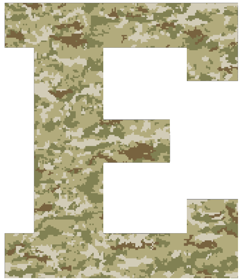 Eastern Michigan Eagles Team Logo Salute to Service Camouflage Camo Vinyl Decal PICK SIZE