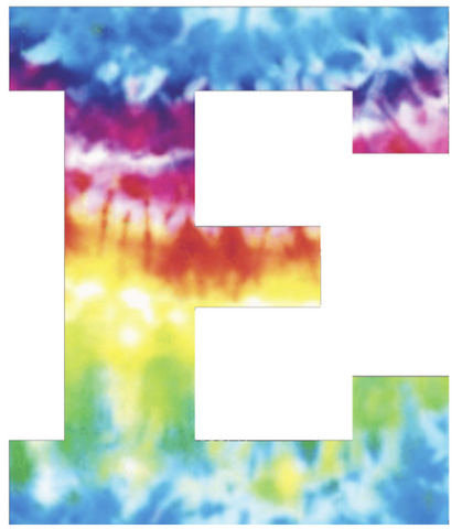 Eastern Michigan Eagles Team Logo Crucial Catch Cancer Tie Dye Vinyl Decal PICK SIZE