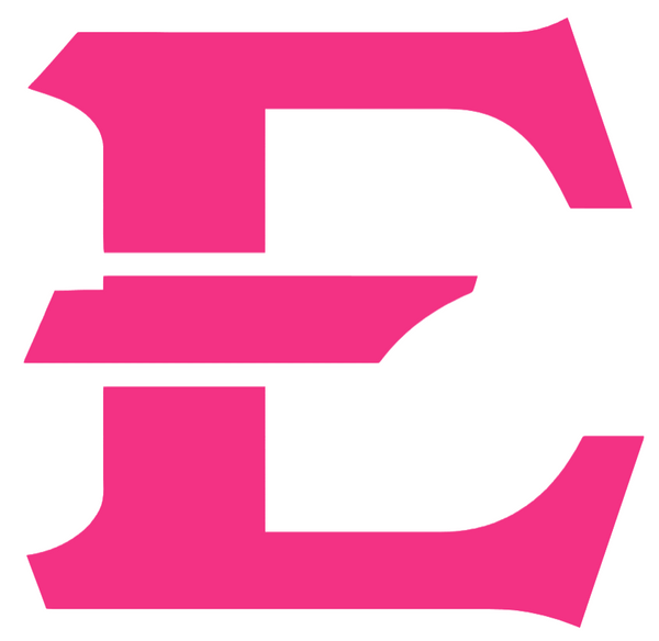 ETSU Buccaneers HOT PINK Team Logo Premium DieCut Vinyl Decal PICK SIZE