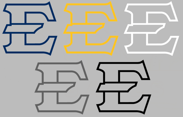 ETSU Buccaneers Alternate E Logo Premium DieCut Vinyl Decal PICK COLOR & SIZE