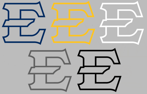 ETSU Buccaneers Alternate E Logo Premium DieCut Vinyl Decal PICK COLOR & SIZE