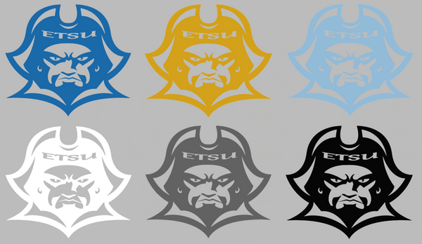 ETSU Buccaneers Retro Throwback Logo Premium DieCut Vinyl Decal PICK COLOR & SIZE