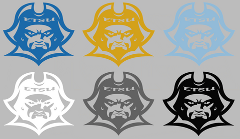 ETSU Buccaneers Retro Throwback Logo Premium DieCut Vinyl Decal PICK COLOR & SIZE