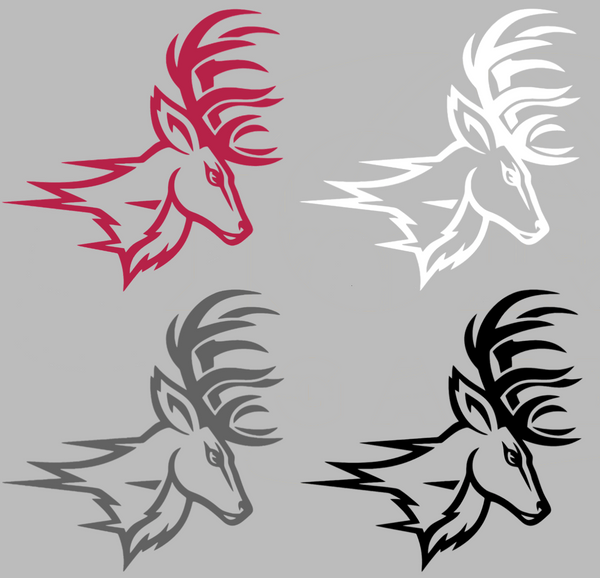 Fairfield Stags Team Logo Premium DieCut Vinyl Decal PICK COLOR & SIZE
