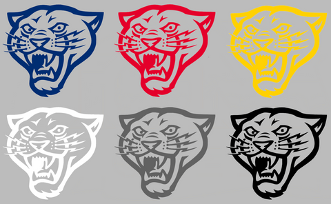 FIU Panthers Retro Throwback Logo Premium DieCut Vinyl Decal PICK COLOR & SIZE
