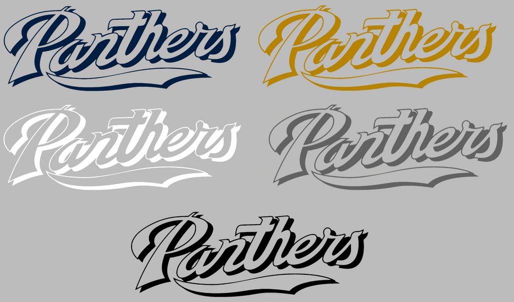 FIU Panthers Team Name Logo Premium DieCut Vinyl Decal PICK COLOR & SIZE