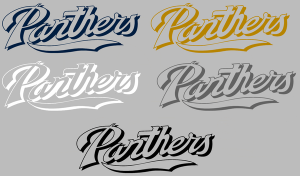 FIU Panthers Team Name Logo Premium DieCut Vinyl Decal PICK COLOR & SIZE