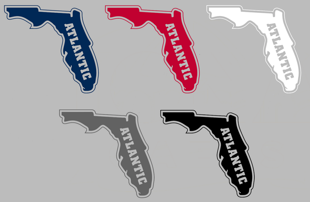 Florida Atlantic Owls Alternate State Logo Premium DieCut Vinyl Decal PICK COLOR & SIZE