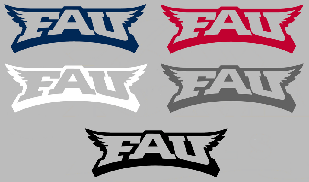 Florida Atlantic Owls FAU Logo Premium DieCut Vinyl Decal PICK COLOR & SIZE