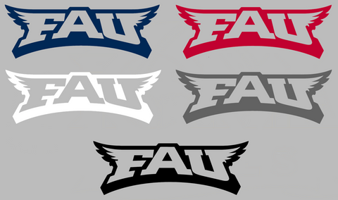Florida Atlantic Owls FAU Logo Premium DieCut Vinyl Decal PICK COLOR & SIZE