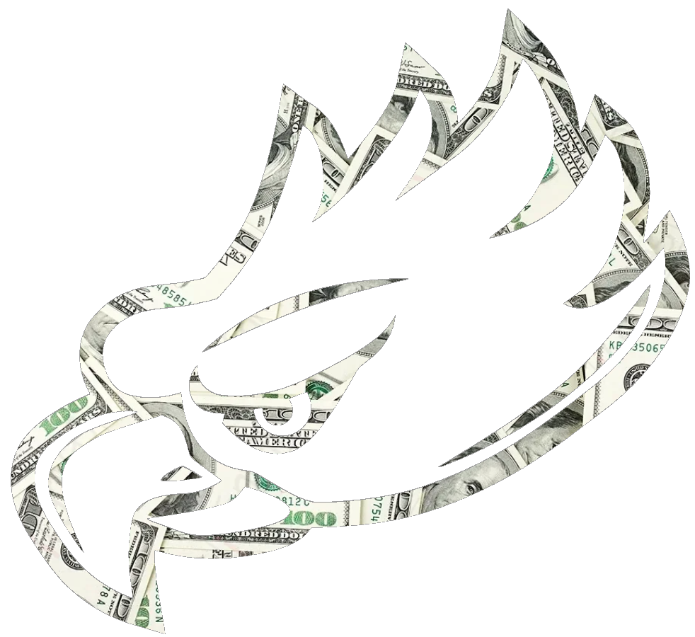 Florida Gulf Coast Eagles Team Logo Money Print Premium DieCut Vinyl Decal PICK SIZE