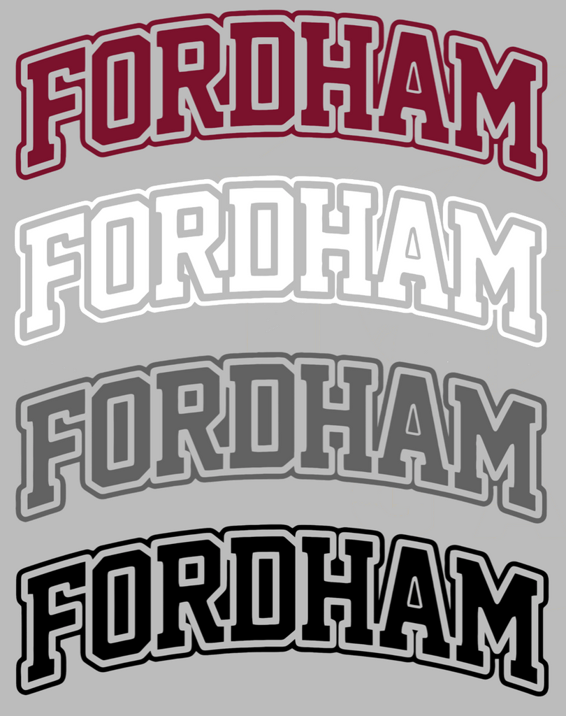 Fordham Rams Team Name Logo Premium DieCut Vinyl Decal PICK COLOR & SIZE