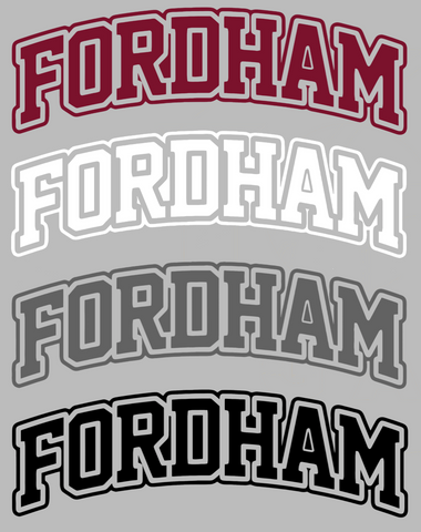 Fordham Rams Team Name Logo Premium DieCut Vinyl Decal PICK COLOR & SIZE
