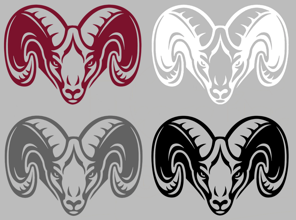Fordham Rams Retro Throwback Logo Premium DieCut Vinyl Decal PICK COLOR & SIZE