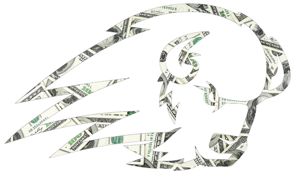 Utah Tech Trailblazers Team Logo Money Print Premium DieCut Vinyl Decal PICK SIZE