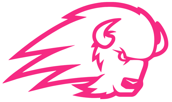 Utah Tech Trailblazers HOT PINK Team Logo Premium DieCut Vinyl Decal PICK SIZE