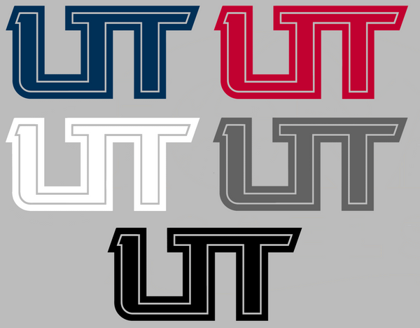 Utah Tech Trailblazers UT Logo Premium DieCut Vinyl Decal PICK COLOR & SIZE