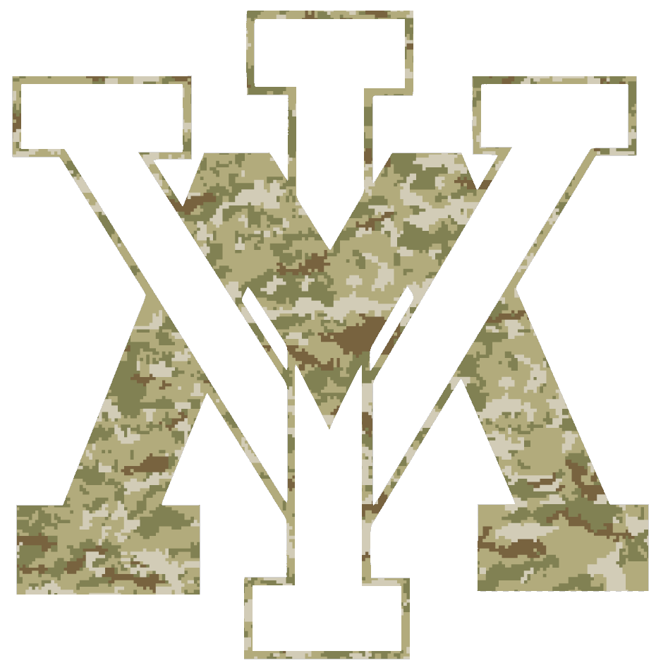 VMI Keydets Team Logo Salute to Service Camouflage Camo Vinyl Decal PICK SIZE