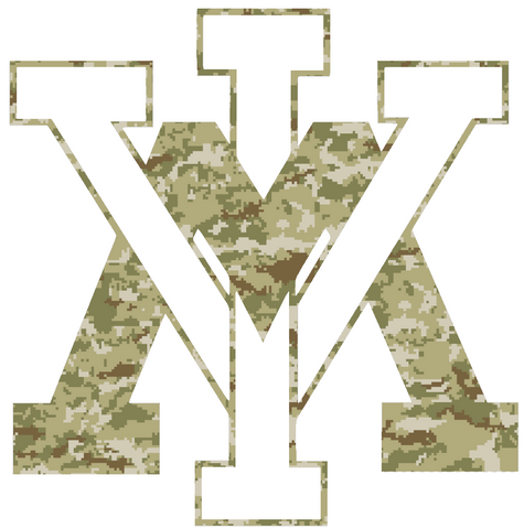 VMI Keydets Team Logo Salute to Service Camouflage Camo Vinyl Decal PICK SIZE