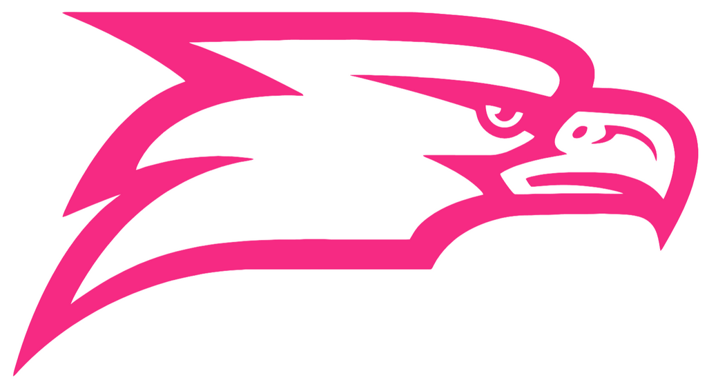Georgia Southern Eagles HOT PINK Team Logo Premium DieCut Vinyl Decal PICK SIZE