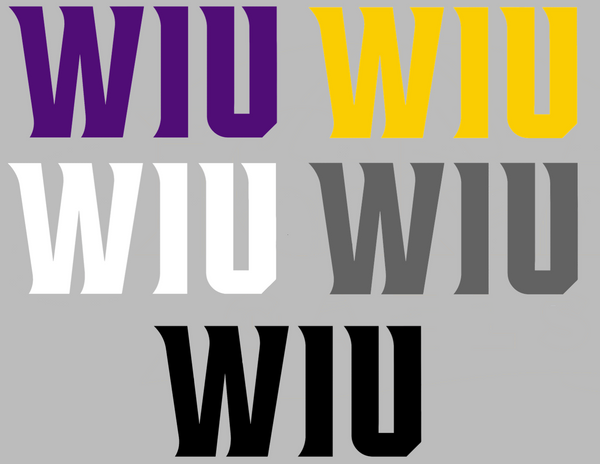 Western Illinois Leathernecks WIU Logo Premium DieCut Vinyl Decal PICK COLOR & SIZE