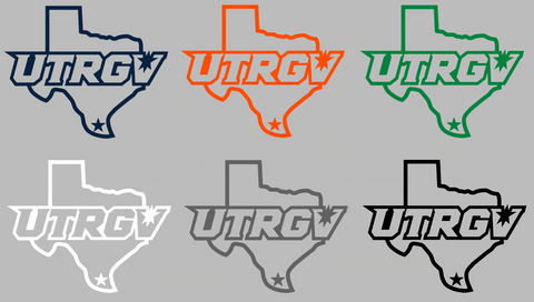 UTRGV Vaqueros Team Logo Premium DieCut Vinyl Decal PICK COLOR & SIZE