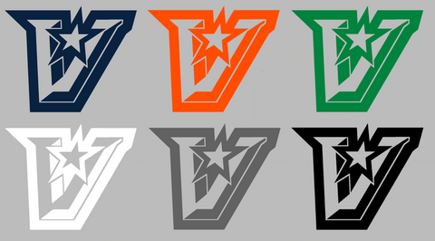 UTRGV Vaqueros Alternate V Logo Premium DieCut Vinyl Decal PICK COLOR & SIZE
