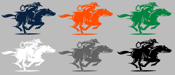 UTRGV Vaqueros Mascot Logo Premium DieCut Vinyl Decal PICK COLOR & SIZE