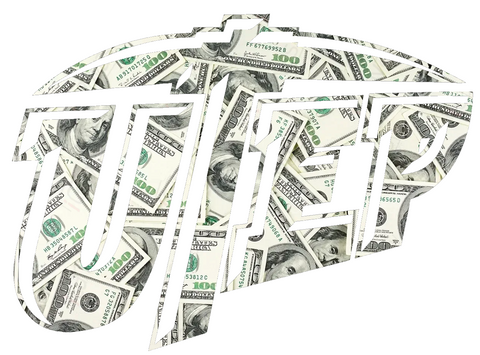 UTEP Miners Team Logo Money Print Premium DieCut Vinyl Decal PICK SIZE