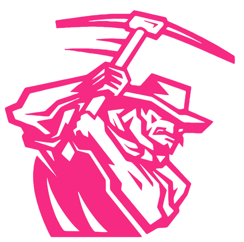 UTEP Miners HOT PINK Mascot Logo Premium DieCut Vinyl Decal PICK SIZE