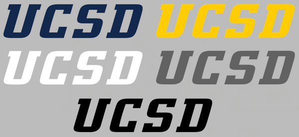 UC San Diego Tritons UCSB Logo Premium DieCut Vinyl Decal PICK COLOR & SIZE