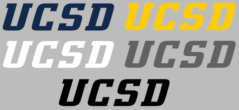 UC San Diego Tritons UCSB Logo Premium DieCut Vinyl Decal PICK COLOR & SIZE