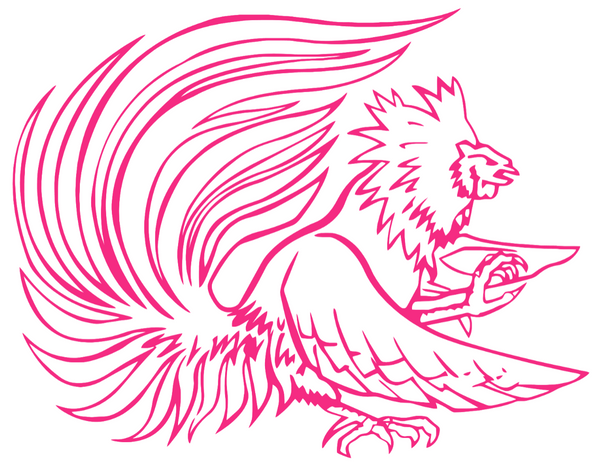 Jacksonville State Gamecocks HOT PINK Team Logo Premium DieCut Vinyl Decal PICK SIZE