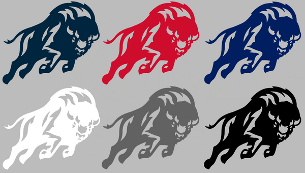 Howard Bison Alternate Team Logo Premium DieCut Vinyl Decal PICK COLOR & SIZE